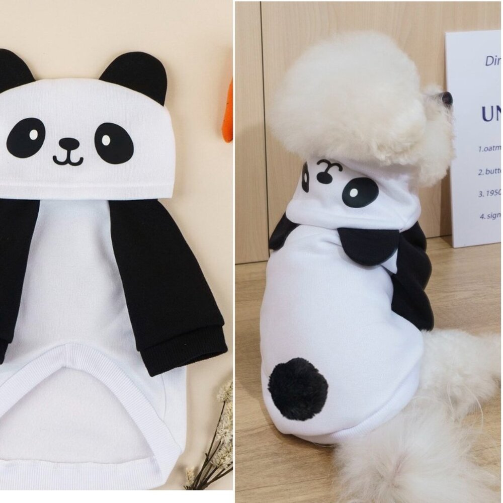 NEW!! Size XXL Panda Hoodie for Pets